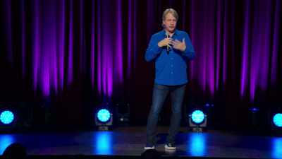 Like somebody sprayed me with a fire hose.
I don't think I've ever sweated that much. - Jeff Foxworthy: The Good Old Days