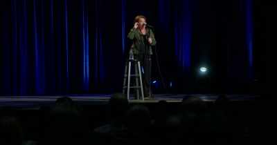 Like when the hearing aid
is about to go dead, - Kathleen Madigan: Hunting Bigfoot