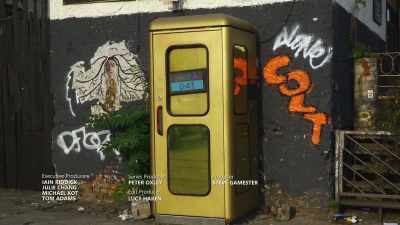 Like the world's tiniest disco,
inside a phone booth... - Searching for Secrets