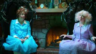 Like, um, magnificently
splendorifically terrifical? - Scaredy Cats