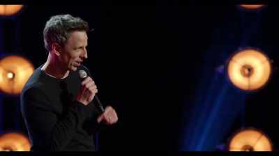Like, we'll have an argument,
and she'll say, "Hey, - Seth Meyers: Lobby Baby