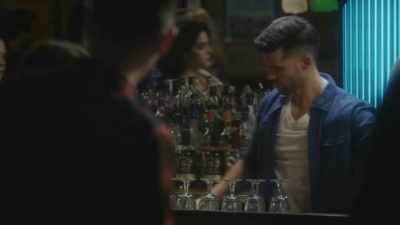 Like you'd vault over this bar
if any guy in this place - Dirty Sexy Saint