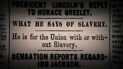 Lincoln is by this time
determined to be a liberator, - Abraham Lincoln
