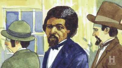 - Lincoln calls
up Douglass ahead - Black Patriots: Heroes of the Civil War