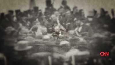 LINCOLN HAD JUST SPOKEN FOR TWO
AND A HALF MINUTES. - Lincoln: Divided We Stand
