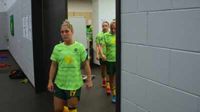 LINDA: Katrina is ready to go
and show she's back. - Matildas: The World at Our Feet