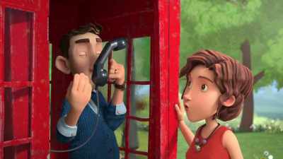 -[line goes down]
-Everything all right at work? - The Adventures of Paddington