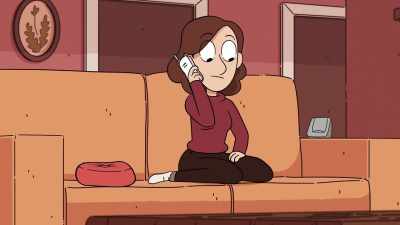 -[line ringing]
-Oh, I wish I knew she was okay. - Hilda