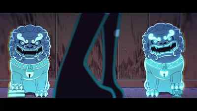 -[lion] Oh, mortal child!
-[yelps] - Jentry Chau vs the Underworld