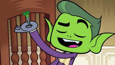 [lip-synching along to opera] - Teen Titans Go!