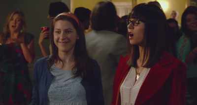 (lips smack)
(Mindy giggles awkwardly) - The Outcasts