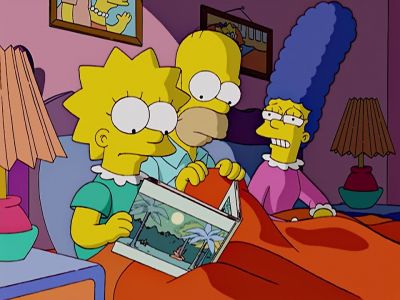 Lisa, honey, any chance you 
could stop reading soon? - The Simpsons