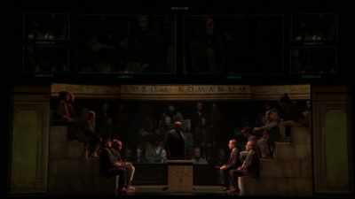 List to your tribunes.
Audience, peace, I say! - Coriolanus
