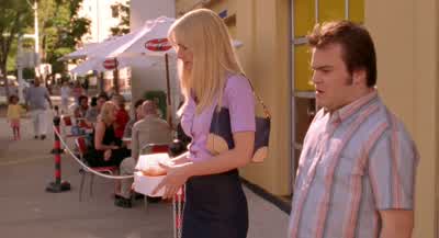 Listen, can you wait here one second? - Shallow Hal
