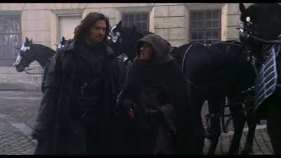 Listen Carl whatever you do don't stare at himI'm staring at himIs that a manActually seven men Parts anyway - Van Helsing