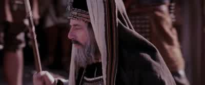 Listen......he prays for you. - The Passion of the Christ