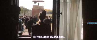 Listen here !
Males older than 15 on that side. - Dara of Jasenovac