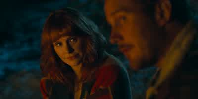 Listen, kiddo, we should probably talk about you going into town. - Jurassic World: Dominion