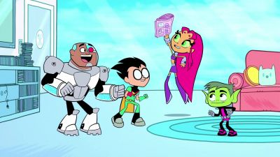 Listen, listen,
I have found one. - Teen Titans Go!