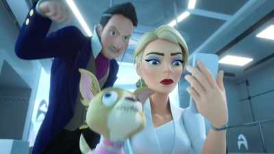Listen to me, you clowns.[WHIMPERS] - LEGO Friends: Girls on a Mission