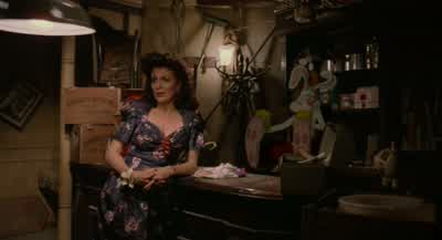 Listen my philosophy is thisIf you don't have a good sense of humor you're better off deadYou just may get your wish unless I can figure out what happened to thisWhat is it Eddie Just look at itMr Acme's will YeahAnd I think Maroon played the part of - Who Framed Roger Rabbit