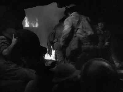 Listen, we still have a few
minutes. Keep under cover. - So Proudly We Hail