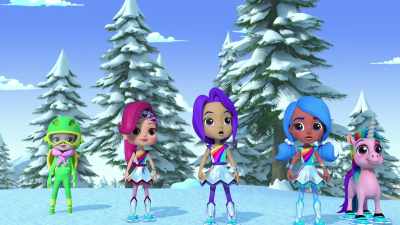 Listen to that!
Even the mountain's cheering for us. - Rainbow Rangers