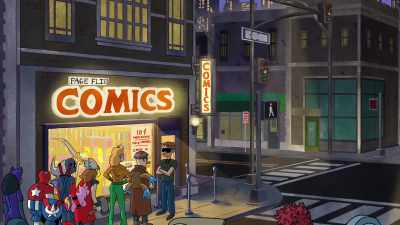 Listen, the comic shop
is gonna be packed, - Better Call Saul Presents: Slippin' Jimmy