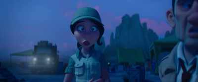 Listen, there's a crazy lady - Tad, the Lost Explorer and the Emerald Tablet