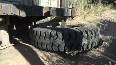 Literally, five minutes ago
we had a trailer unhitch itself - In the Footsteps of Elephant