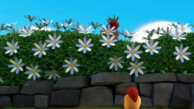 Little Boo, comin' through!
[imitates siren sounds] - The Chicken Squad
