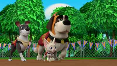 [Little Boo]
It's Luna, Fig, and Bruce! - The Chicken Squad