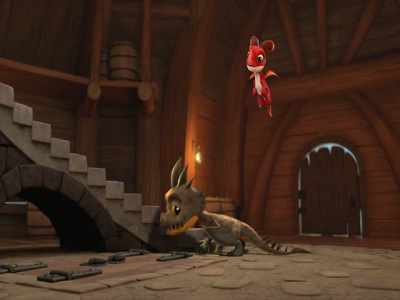 - Little slobberer?
- One of the eggs hatched - Dragons: Rescue Riders