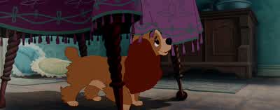 Little soft fluffy sleeper Here comes a pink cloud For you - Lady and the Tramp