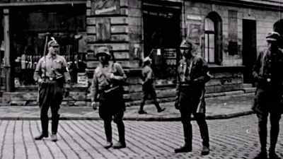 (lively music continues) - Hitler's Gold
