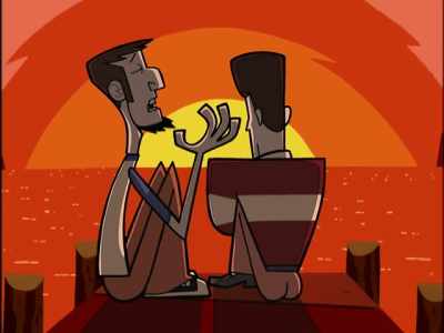 -♪ (LIVELY MUSIC PLAYING) ♪
-(CLONES LAUGHING) - Clone High