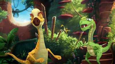 (lively music playing) - Gigantosaurus