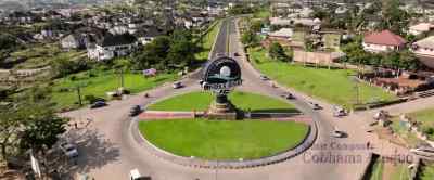 [lively music playing] - Christmas in Lagos