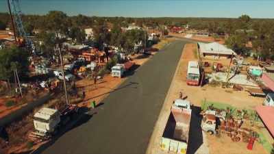 Living across from each other, - Outback Opal Hunters
