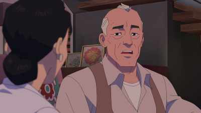 Living with Nolan,
standing up to him, - Invincible