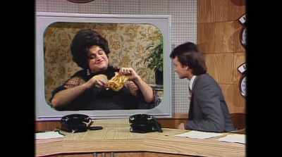 Liz, welcome to
Celebrity Corner. - Belushi