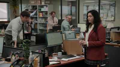 [Lizzie groans] - The Office