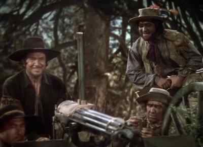 -Load!
-That gun! - North West Mounted Police