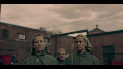 [loader beeping] - The Handmaid's Tale