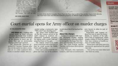 Local news, and, uh, you know,
I think the first time - Leavenworth