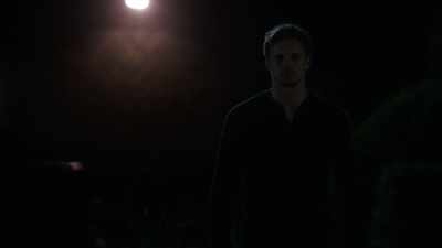(LOCK CLICKS, DOOR CREAKS) - Damien
