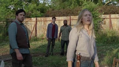 Lock the gates
for the night, - The Walking Dead