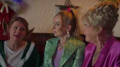 Long enough to stick Susan
in a massive cracker, I'd say. - Blood Actually: A Murder, They Hope Mystery
