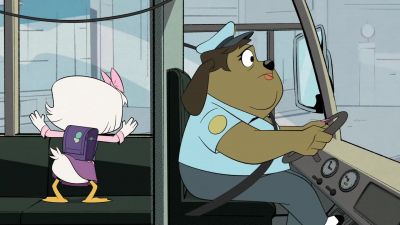 Look, a dog, wearing a bow tie. - DuckTales