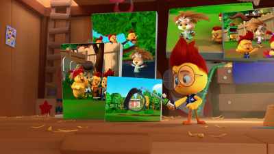 -Look!
-[all gasp] - The Chicken Squad